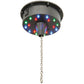 CR-Lite LED Mirror Ball Motor 1 incl. LED Lighting Sound controlled up to 3kg 12 inch mirror ball
