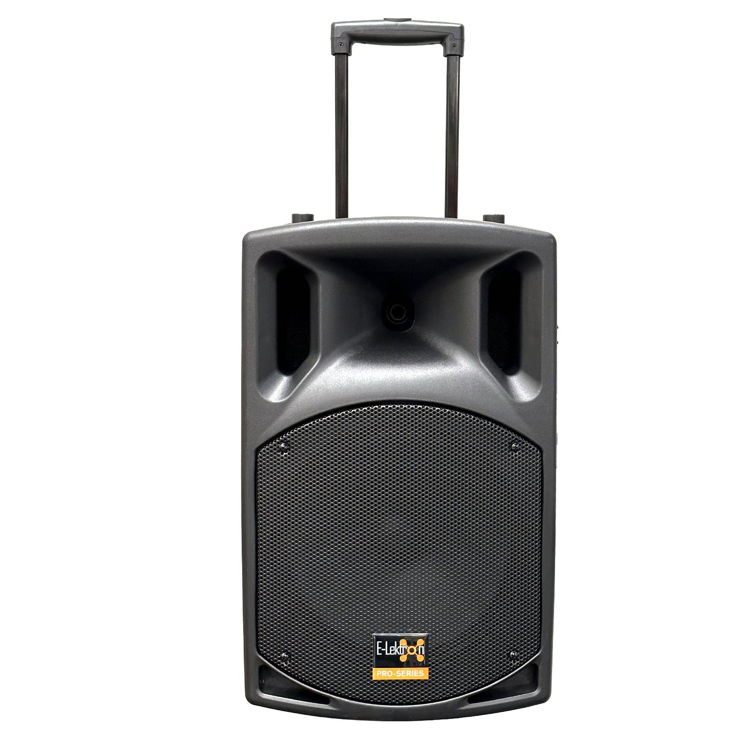 E-Lektron EL38-MU UHF 900W 15" inch Bluetooth Wireless linkable Loud Portable PA Speaker Sound System Recoding incl.2 Mics for Karaoke Party Event Speech Singing