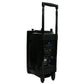 E-lektron EL38-MS 15-inch Portable Bluetooth Party Speaker with 2 Mic & 2 LED Lights - complete package contents