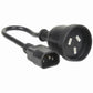 Power Cable - Male IEC to 3 Pin Socket 240V 10A SAA Approved - audio cable available at ACLINKER Australia