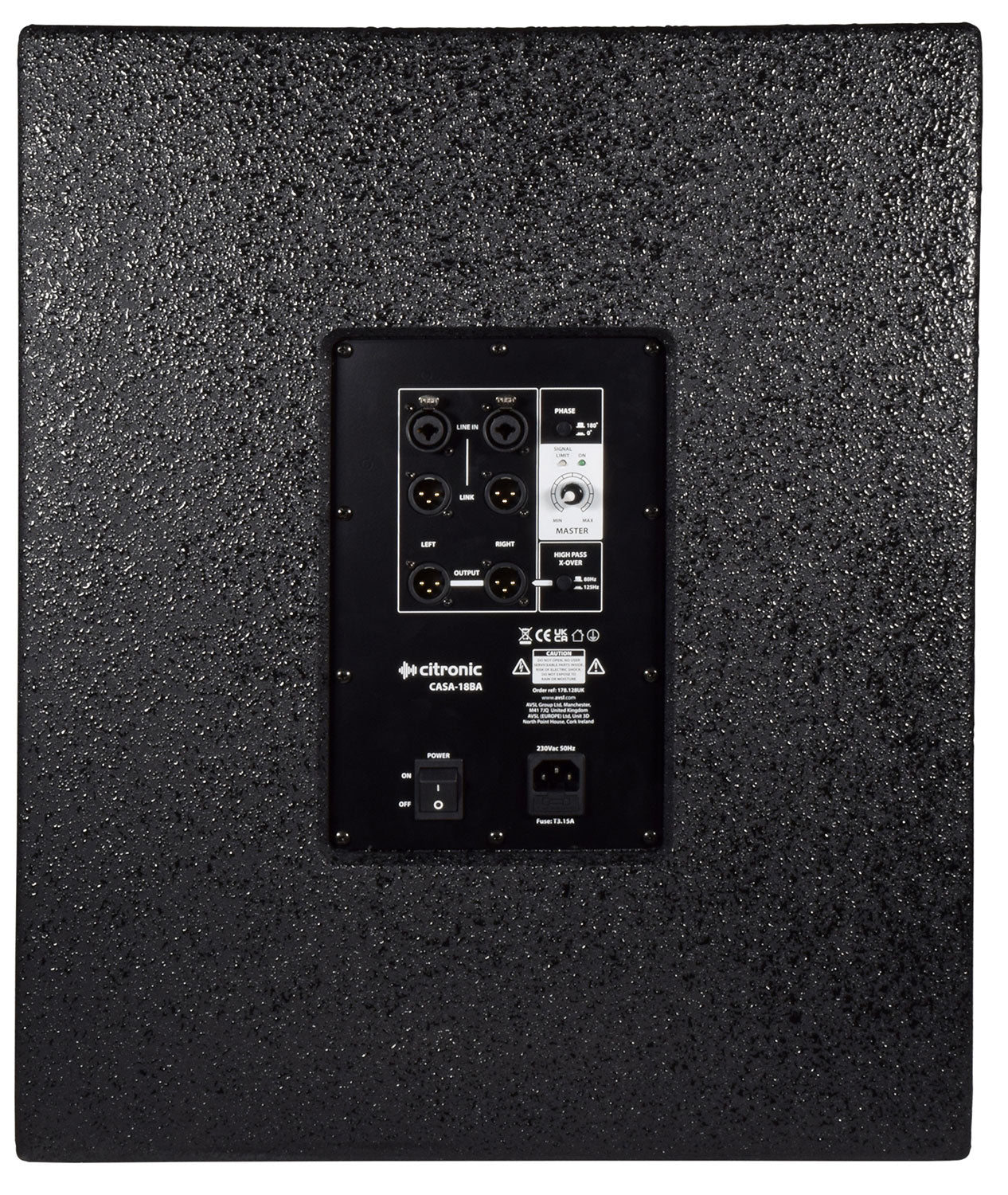 Citronic CASA 18" inch Active PA 2200W Subwoofer for DJ Party Club - in use at event