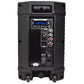 QTX Quest 12QMS 1440W PA Speaker Pair | Bluetooth Mixer & XLR - side angle view