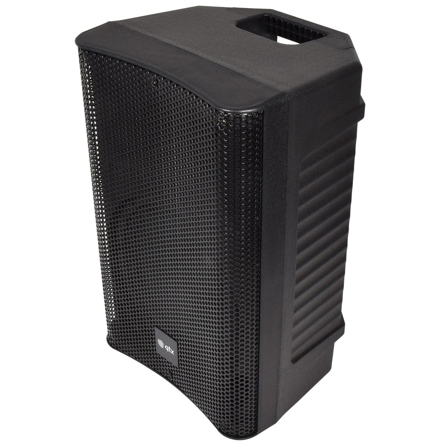QTX Penta Q125 2040W Bluetooth PA with Linkable Mics & Stands - rear panel and connections