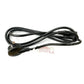 DL 1.8M IEC Right Angle Mains with C13 Black Power Cable