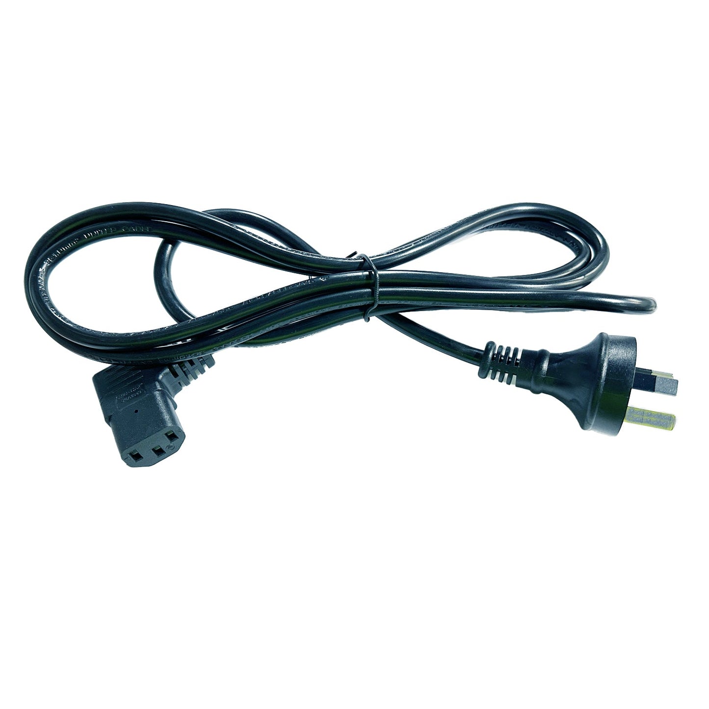 DL 1.8m IEC C13 Right Angled Plug 10A 240V Power Lead