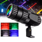 CR Lite 10W 4 in 1 RGBW Multicolor LED Spotlight with control for Mirror Ball - mirror disco ball available at ACLINKER...