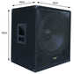 QTX Quad 882 3440W Active 2.2 PA System Bundle|18" Subwoofers + 12" PA Speakers & Poles - complete package contents