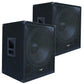 E-Lektron SUB-Q38A 2X15-inch Active Power PA 1200W Subwoofer for DJ Party Club - rear panel and connections