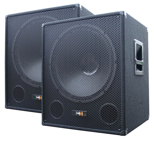 E-Lektron SUB-Q38A 2X15-inch Active Power PA 1200W Subwoofer for DJ Party Club - active PA subwoofer available at...