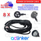 DL 5 Meters Black Piggyback Power Extension 240V 10A SAA - additional view 9