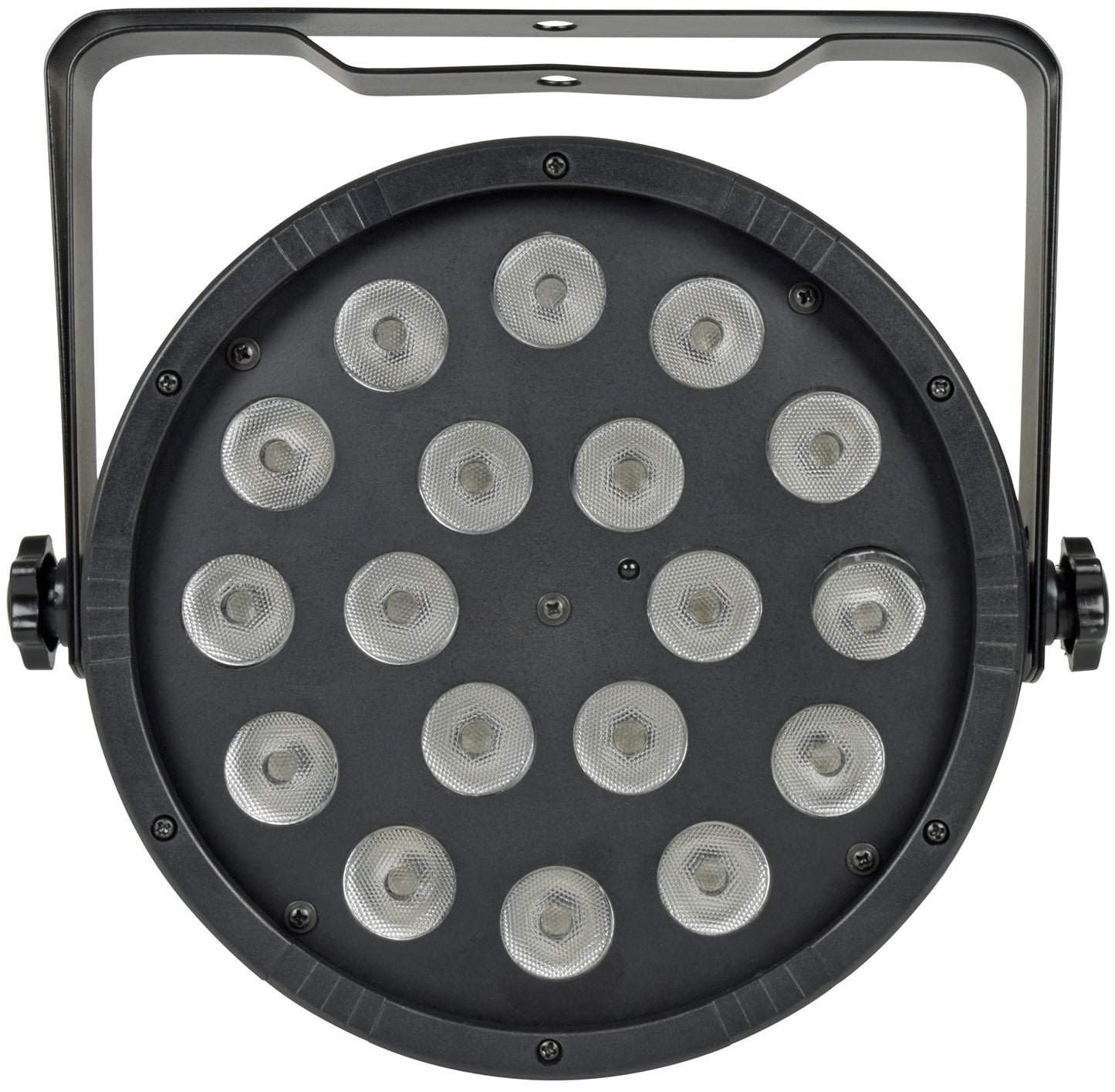 CR Lite 18x Cool White LED Slim Par Can | Strobe Sound DMX - rear panel and connections