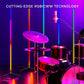 RGB Corner Floor Lamp 120cm — Smart APP Control, Music Sync LED - in use at event