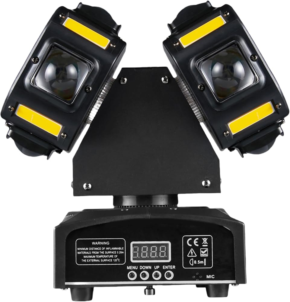 CR Lite Lighting Pak 4 | Janus Dual-Head Moving Light + 400W Smoke Machine - available at ACLINKER Australia