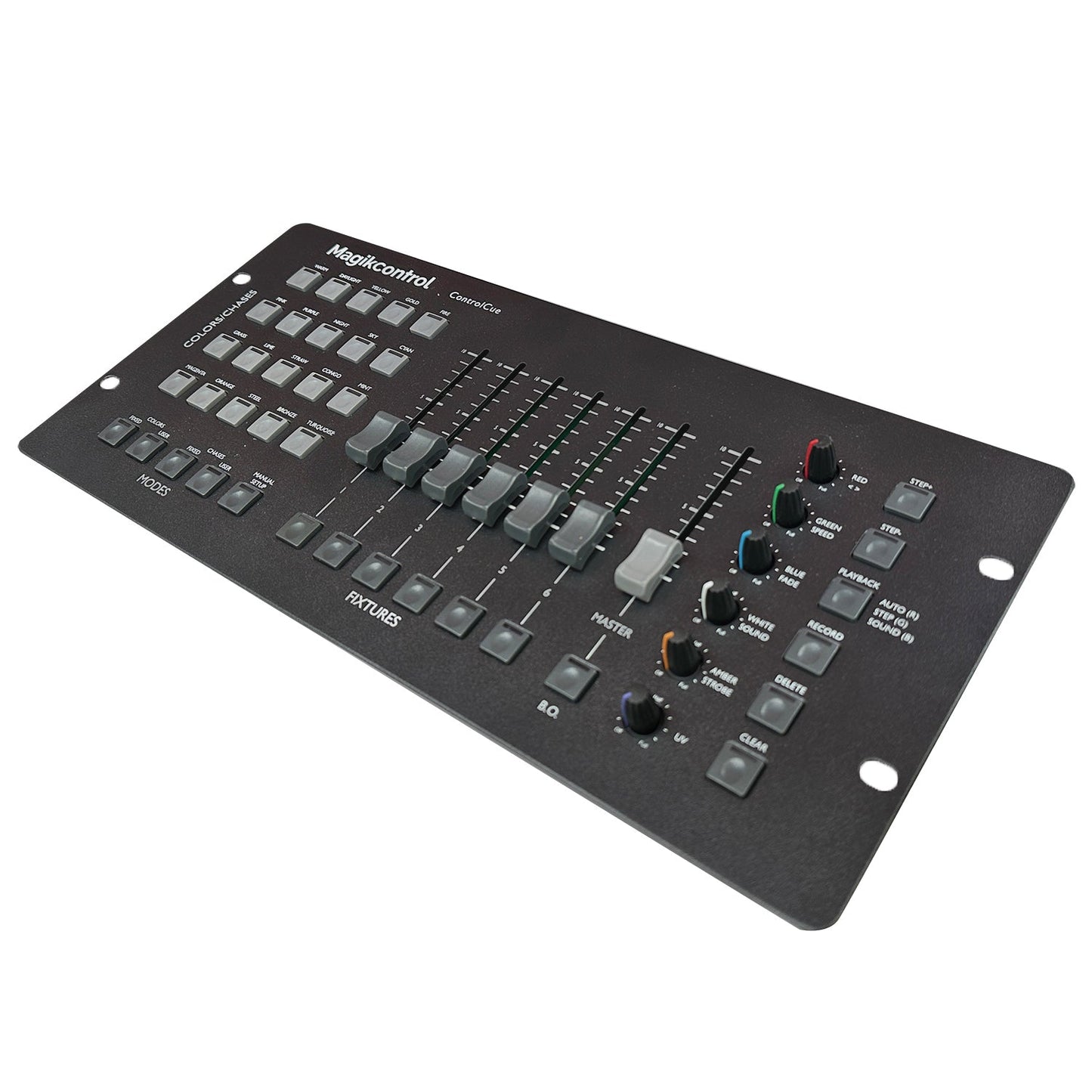 DL Control Cue 6 LED DMX Controller - side angle view