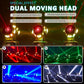 Janus dual-head moving light detail view