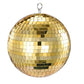 12 Pack 8 inch Mirror Disco Balls (6 Gold + 6 Silver) - rear panel and connections