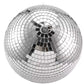 2 Pack 12 inch Mirror Disco Balls (1 Gold + 1 Silver) Reflective Hanging Decoration for Parties Events Weddings & Home Decor