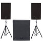 Citronic Pro PA Package - 2x CAB-15 Active Speakers + CASA-18 Subwoofer