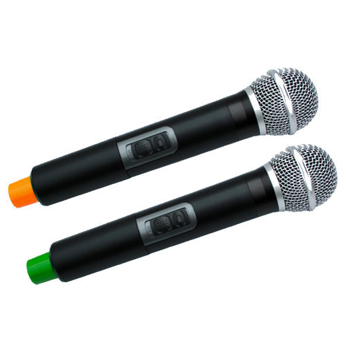 IU-2082HH Digital UHF Wireless 2 x Handheld Microphone System Set - in use at event