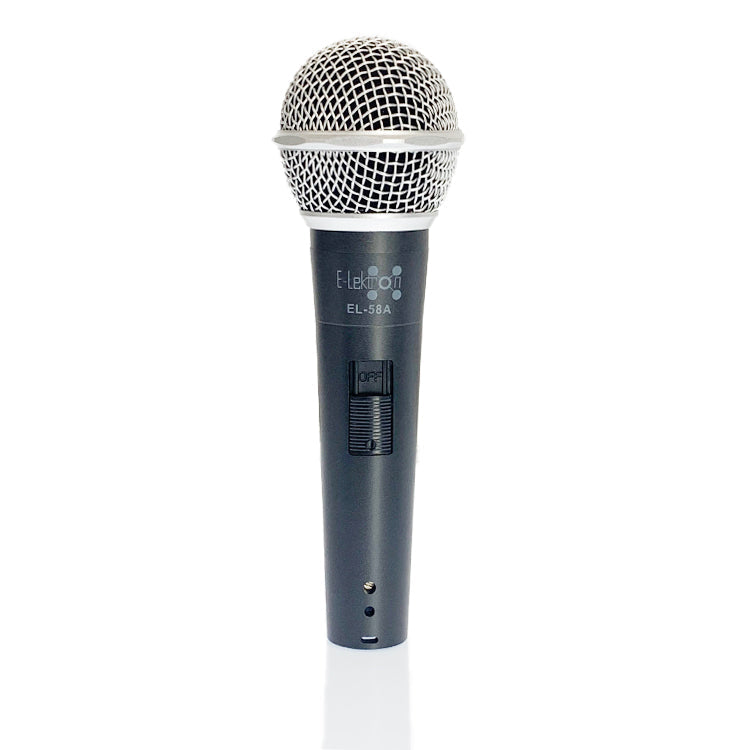 E-Lektron EL-58A metal handheld dynamic vocal microphone with on/off switch