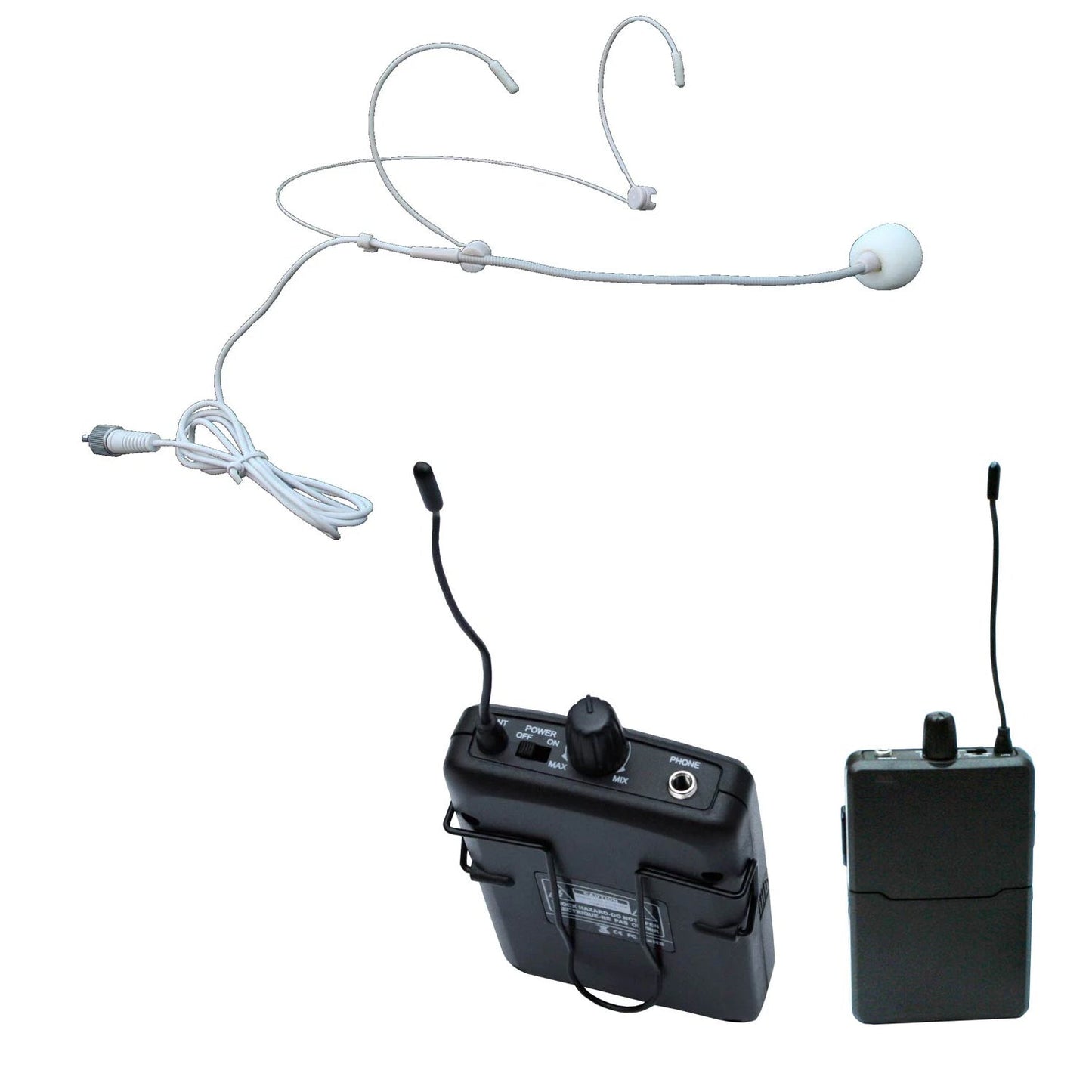 E-Lektron IU-4011MH Digital UHF 2 x Handheld 2 x Headset Microphones System AUS Stand Frequency Set