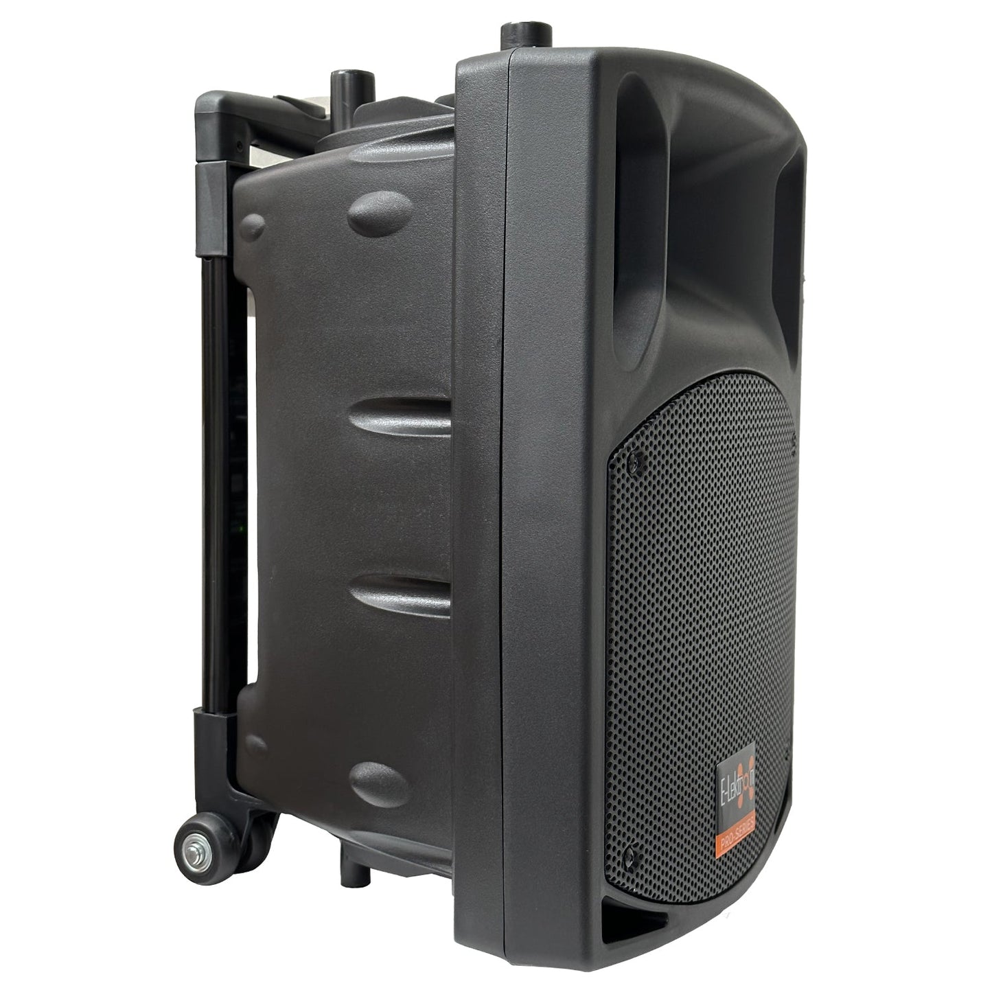 E-Lektron Sonic Boost Pro SBP 822 Bluetooth Bass PA with UHF Mics & Stands - in use at event