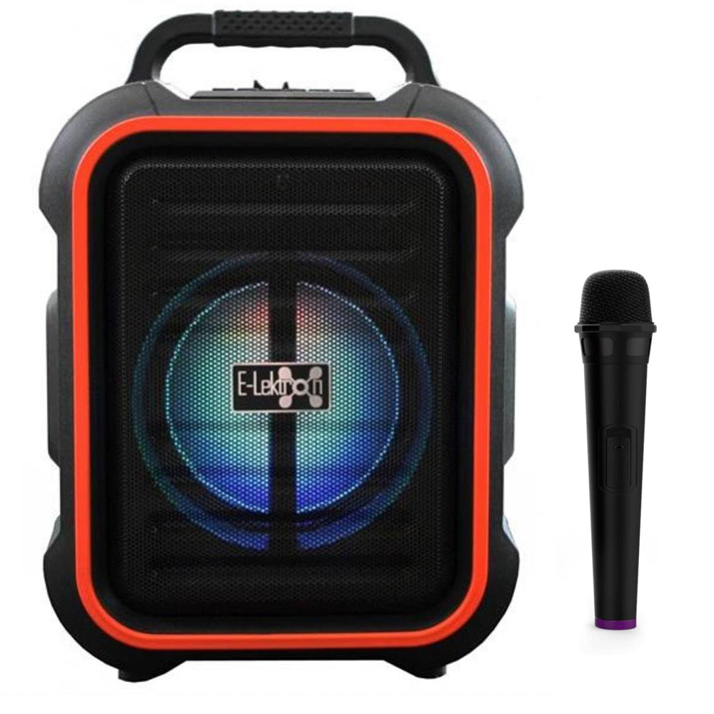 E-Lektron EL-16P Portable Bluetooth PA Speaker with Mic, LED & Remote - portable Bluetooth speaker available at ACLINKER...