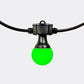 CR Lite Dream Color Magik Festoon Light RGB String 20 Bulbs Pixel Control - rear panel and connections