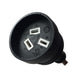DL 5 Meters Black Piggyback Power Extension 240V 10A SAA - close-up detail