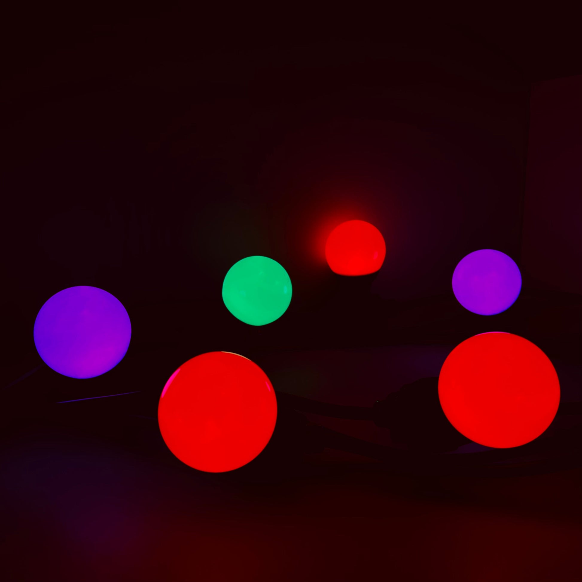 CR Lite Dream Color Magik Festoon Light RGB String 20 Bulbs Pixel Control - side angle view
