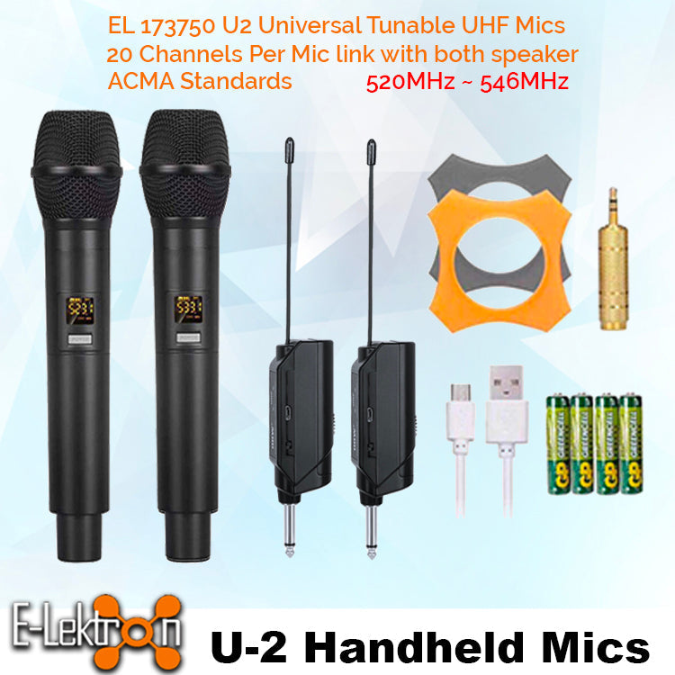 QTX Penta Q125 2040W Bluetooth PA with Linkable Mics & Stands - close-up detail