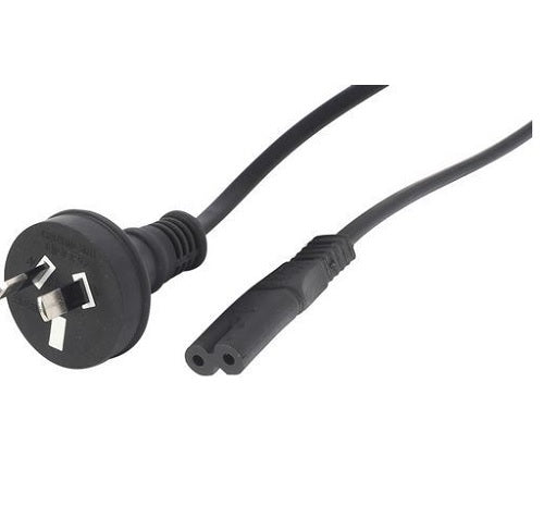 DL 1.8M IEC C7 Figure Eight power lead femail socket to 240V mains plug