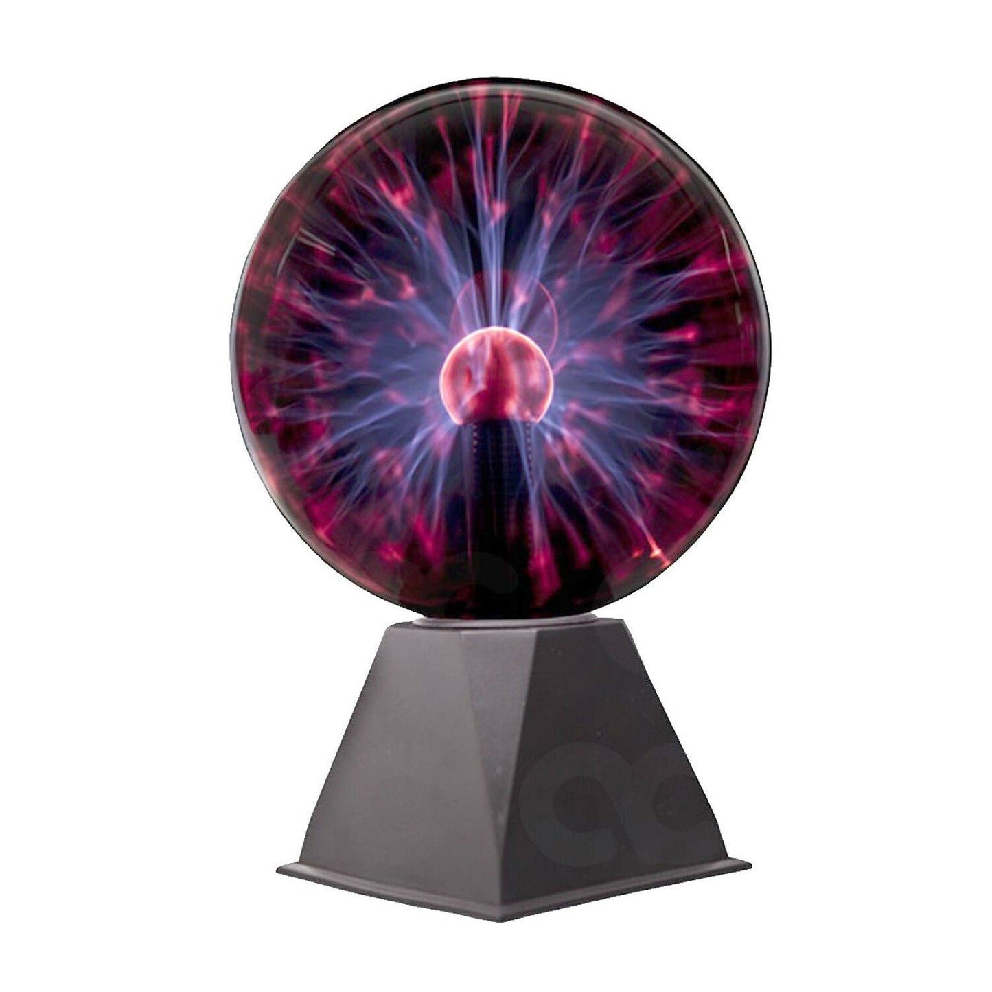 8 inch Nebula Plasma Ball Lamp — Sound Sensitive Novelty Night Light - rear panel and connections