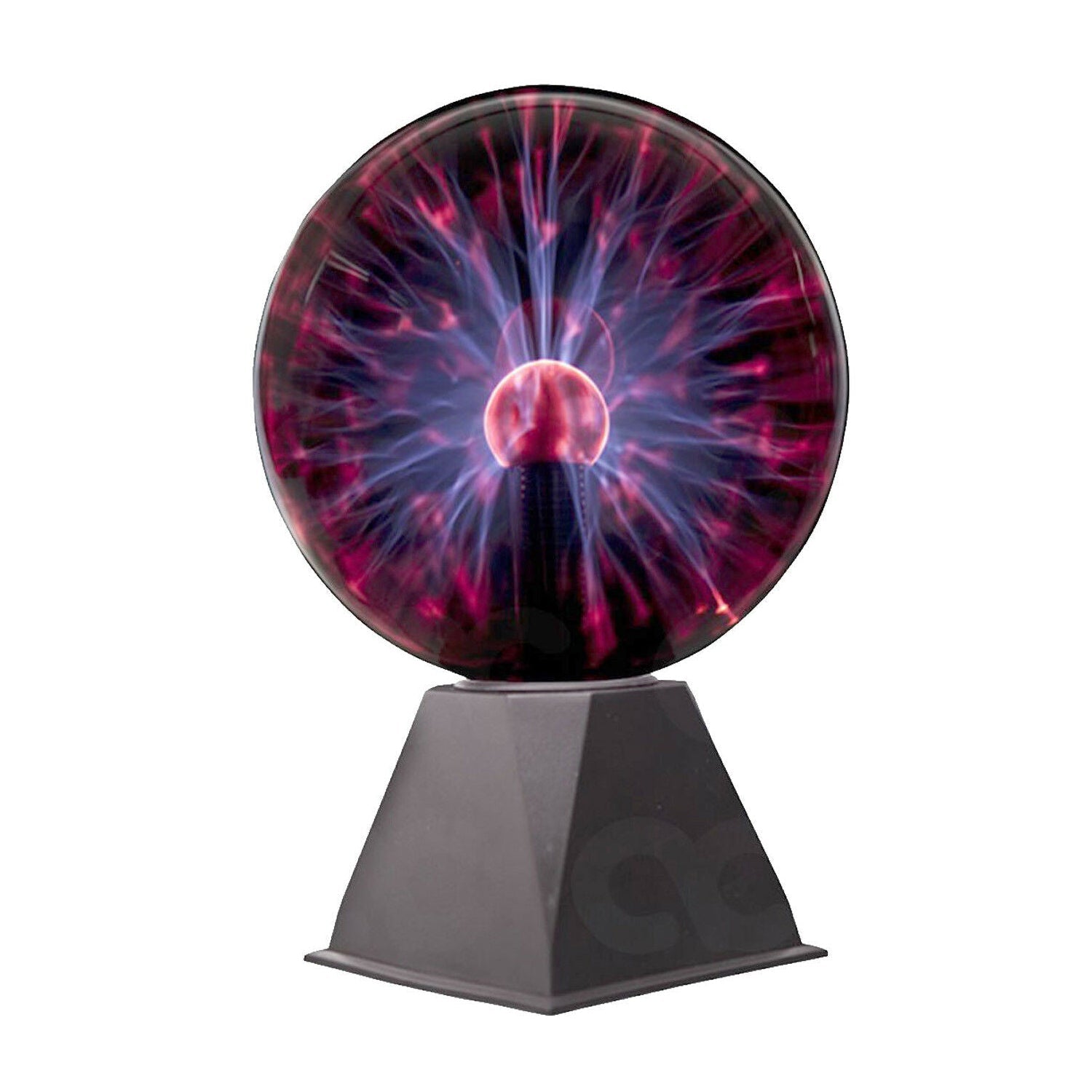 8 inch Nebula Plasma Ball Lamp — Sound Sensitive Novelty Night Light - rear panel and connections