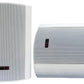 E-lektron EWL5P 5" 250W White Passive Bookshelf Speaker Pair — Wall Mountable - rear panel and connections