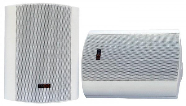 E-lektron EWL5P 5" 250W White Passive Bookshelf Speaker Pair — Wall Mountable - rear panel and connections