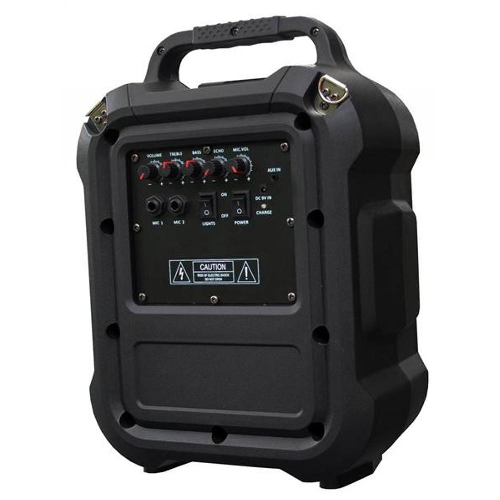 E-Lektron EL-16P Portable Bluetooth PA Speaker with Mic, LED & Remote - close-up detail