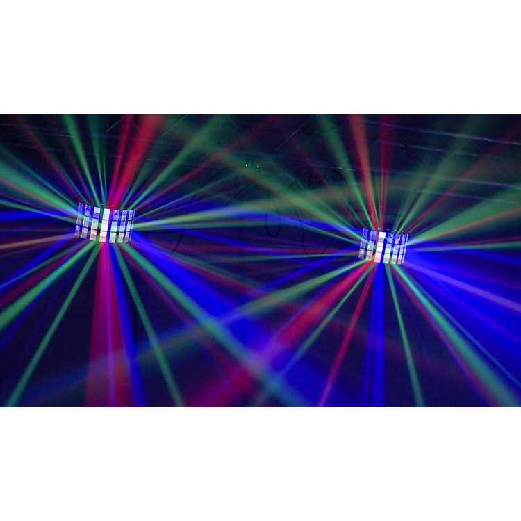 CR Lite 2-in-1 Razor Sound Activated LED Derby Effect Light with white Strobe - close-up detail