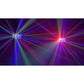 CR Lite 2-in-1 Razor Sound Activated LED Derby Effect Light with white Strobe - rear panel and connections