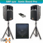 E-Lektron Sonic Boost Pro SBP-522 Bluetooth Bass PA with UHF Mics & Stands - PA speaker system available at ACLINKER...
