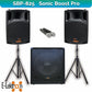 E-Lektron Sonic Boost Pro SBP 825 Bluetooth Bass PA with UHF Mics & Stands - PA speaker system available at ACLINKER...