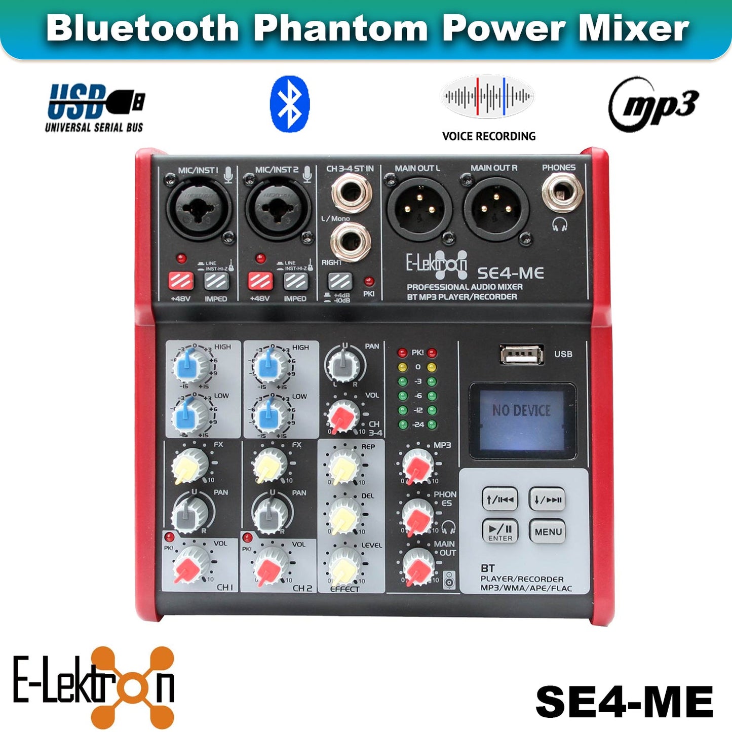 QTX Quest 12QMS 1440W PA Speaker Pair | Bluetooth Mixer & XLR - complete package contents