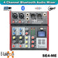 QTX Audius-12 Bluetooth PA Bundle with Mixer, Mics & Stands - close-up detail
