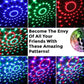 CR Lite Lighting Pak 1 | Star Ball LED Effect + 400W Smoke Machine - complete package contents