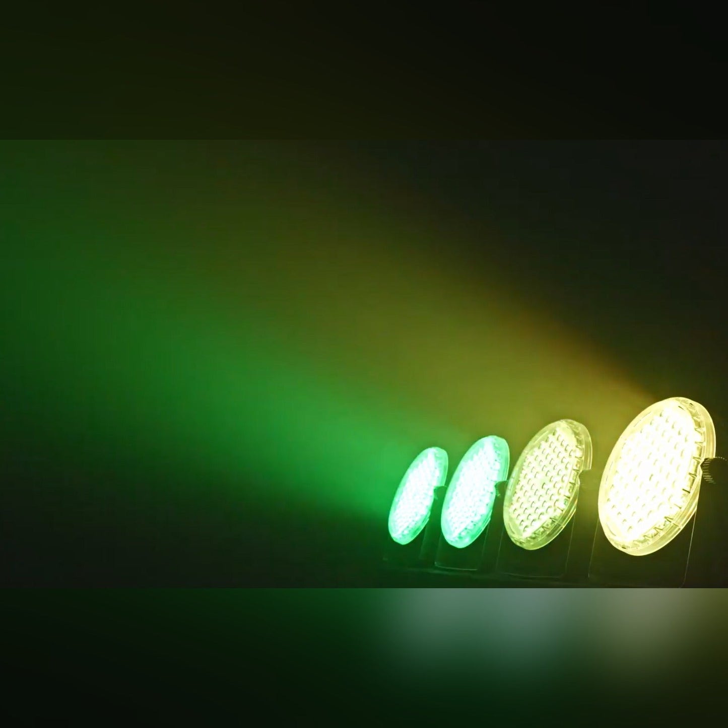 CR Lite Ziro Par Q60 120W LED Par Can 60x RGBW 4-in-1 DMX512 Stage Wash Light Strobe Sound Active DJ Party Venue