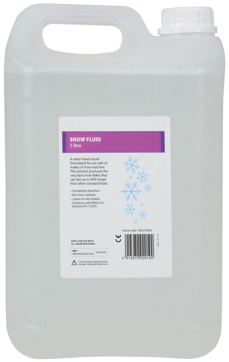 DL Snow II 650W Snow Machine Set artificial snow effect wireless control 5L snow Liquid