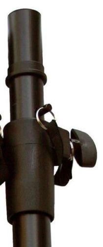 E-Lektron Adjust Speaker Stand Poles for Subwoofer Satellite PA System carry bag - side angle view