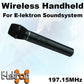 E-Lektron EL-M197.15 VHF Handheld Microphone for PA Portable Sound system