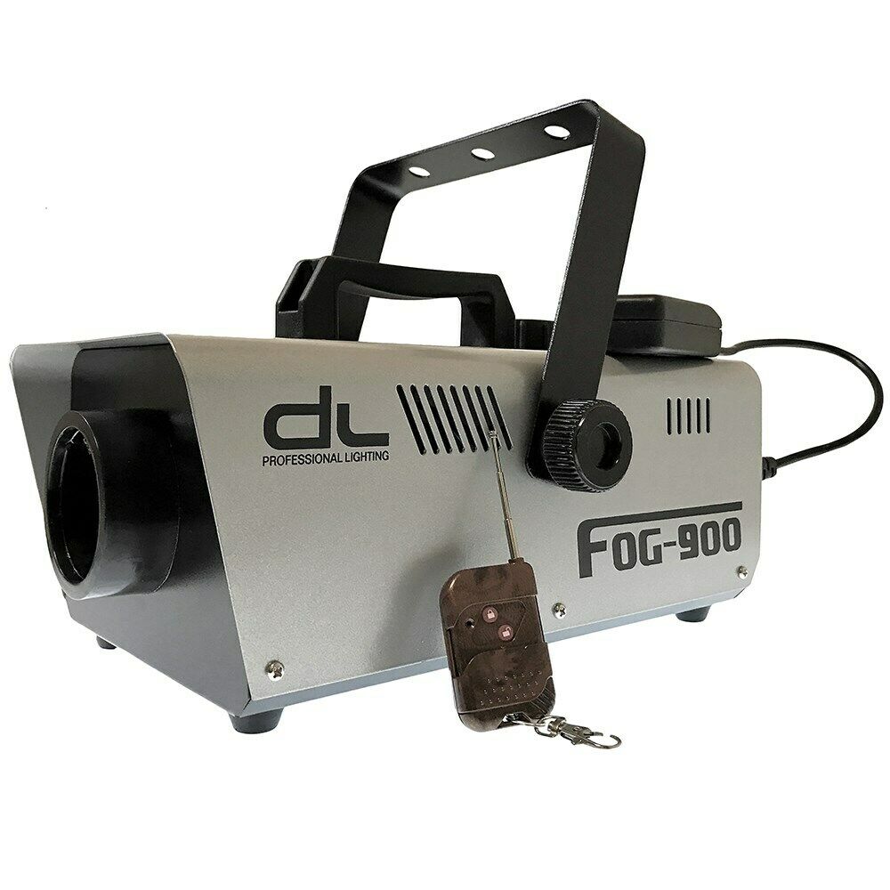 DL 900w Fog Smoke Machine with Wired and Wireless Remote Control w 5L Liquid