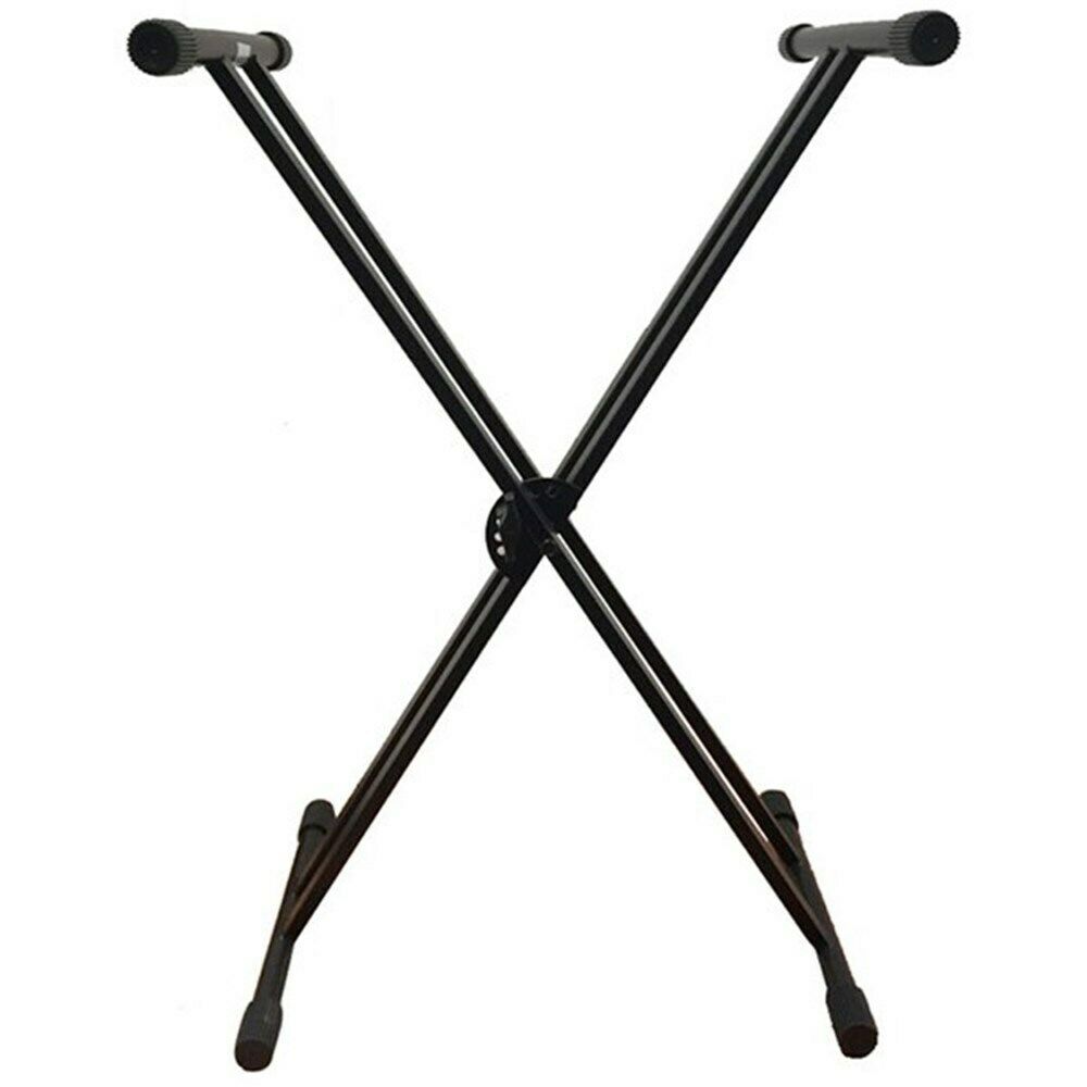 DL Double X-Frame Height Adjustable Keyboard Stand